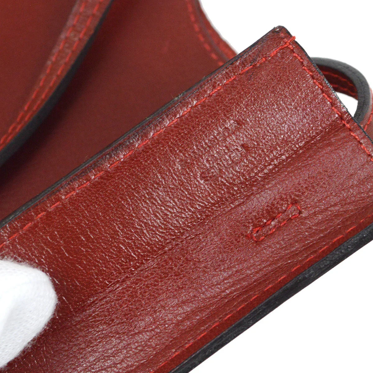 HERMES ONIMAITOU Rouge H Box Calf - Image 9