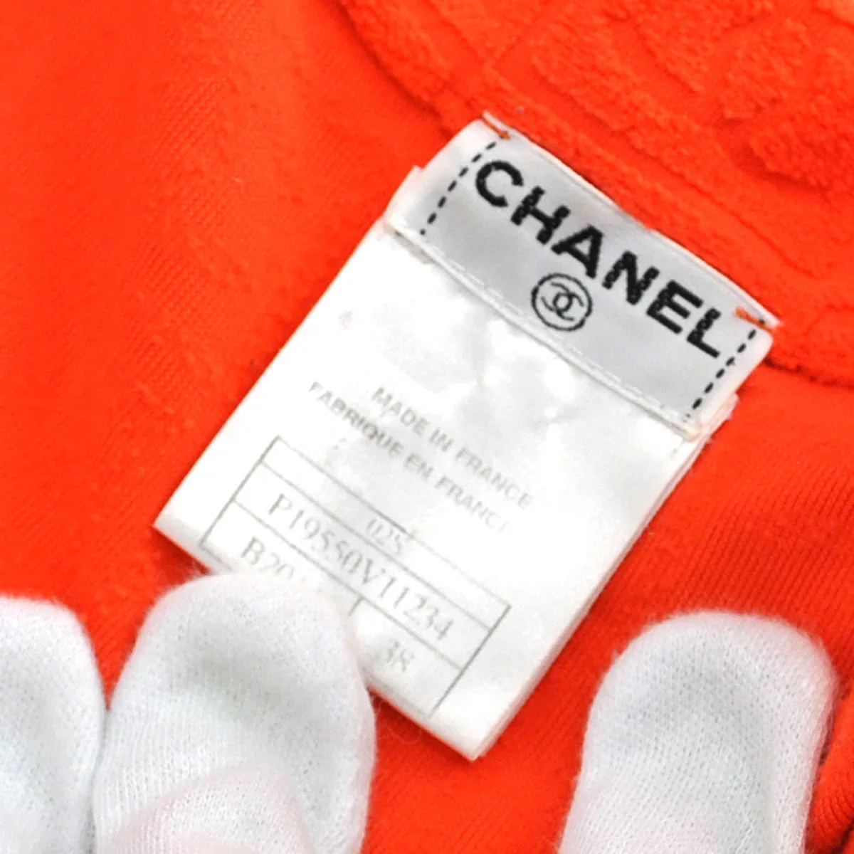 Chanel 2002 High-Summer logo-embossed towelling-finish blazer #38 - Image 9