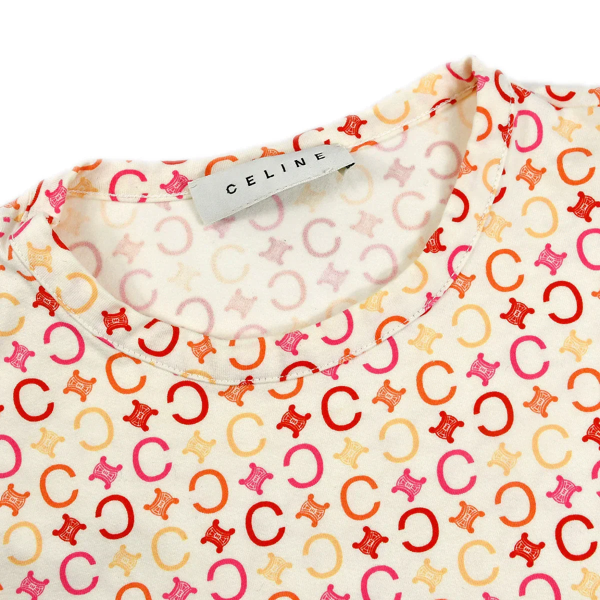 Celine C Macadam T-shirt Pink - Image 4