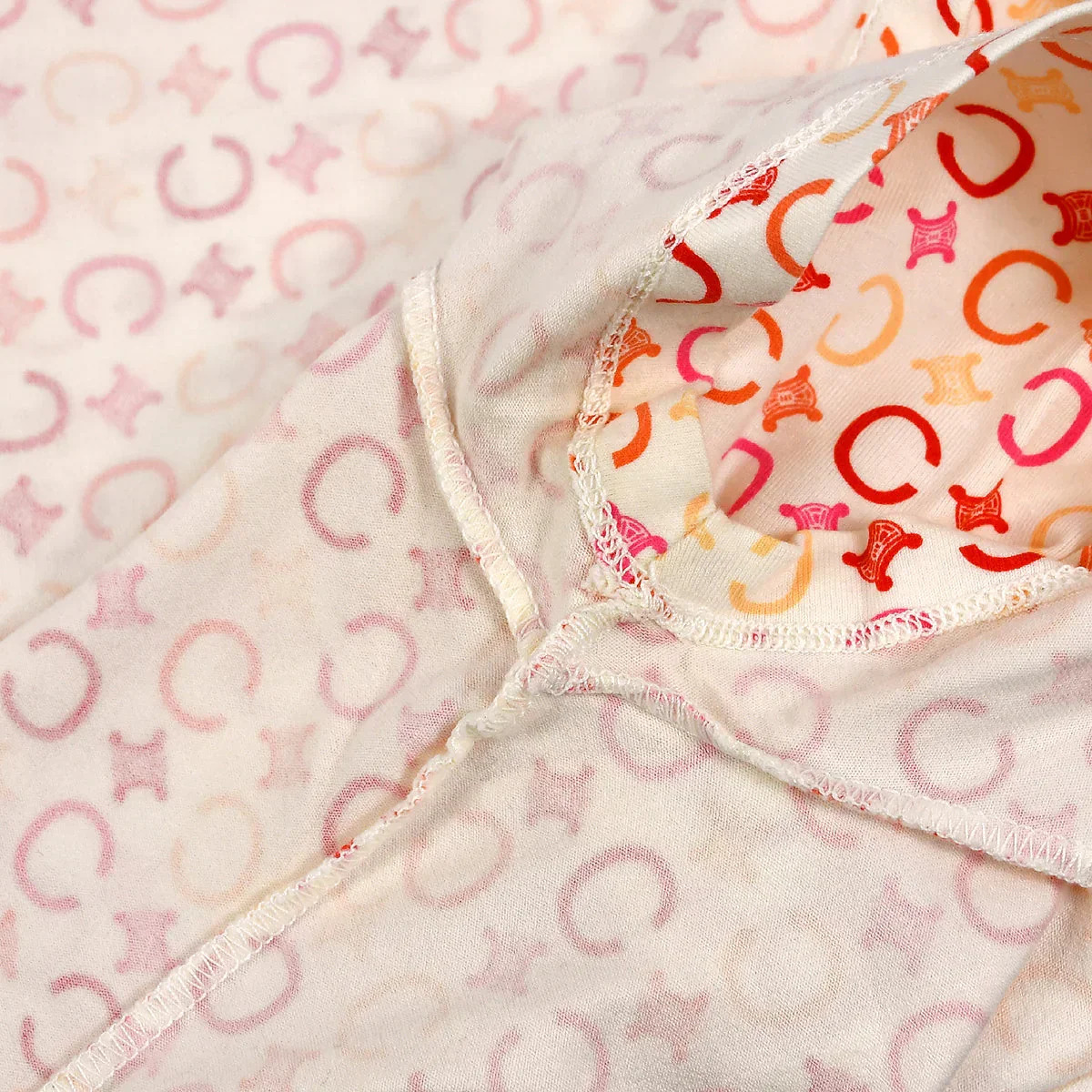 Celine C Macadam T-shirt Pink - Image 9
