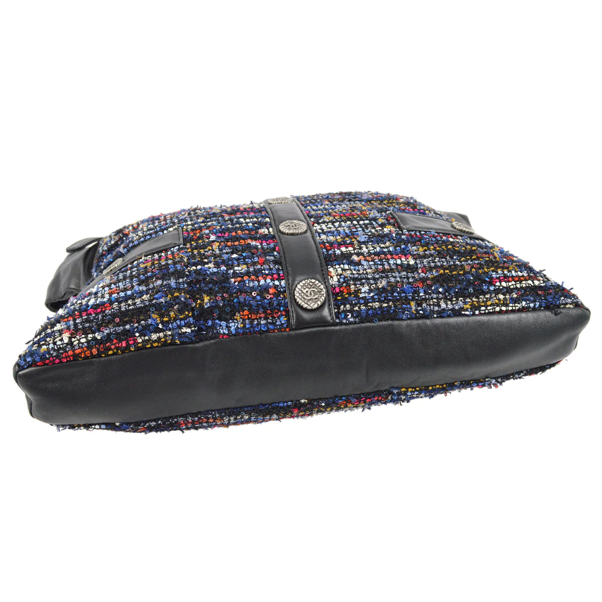 Chanel 2014-2015 Tweed Lambskin Jacket Bum Bag - Image 3