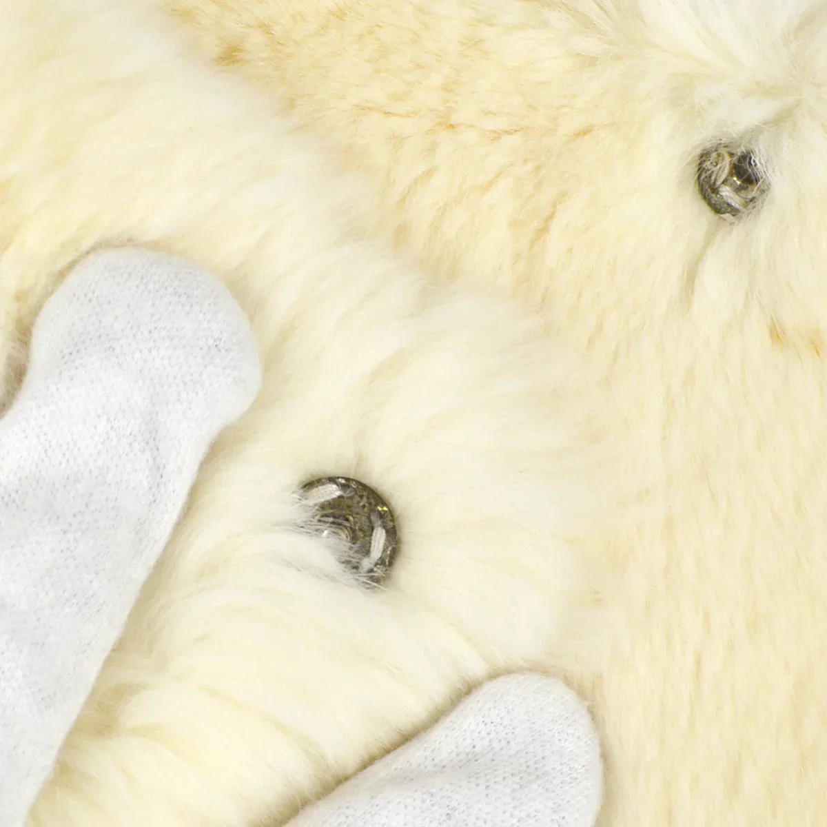 Chanel Fur Shawl Muffler Stole White Small Good - Image 3