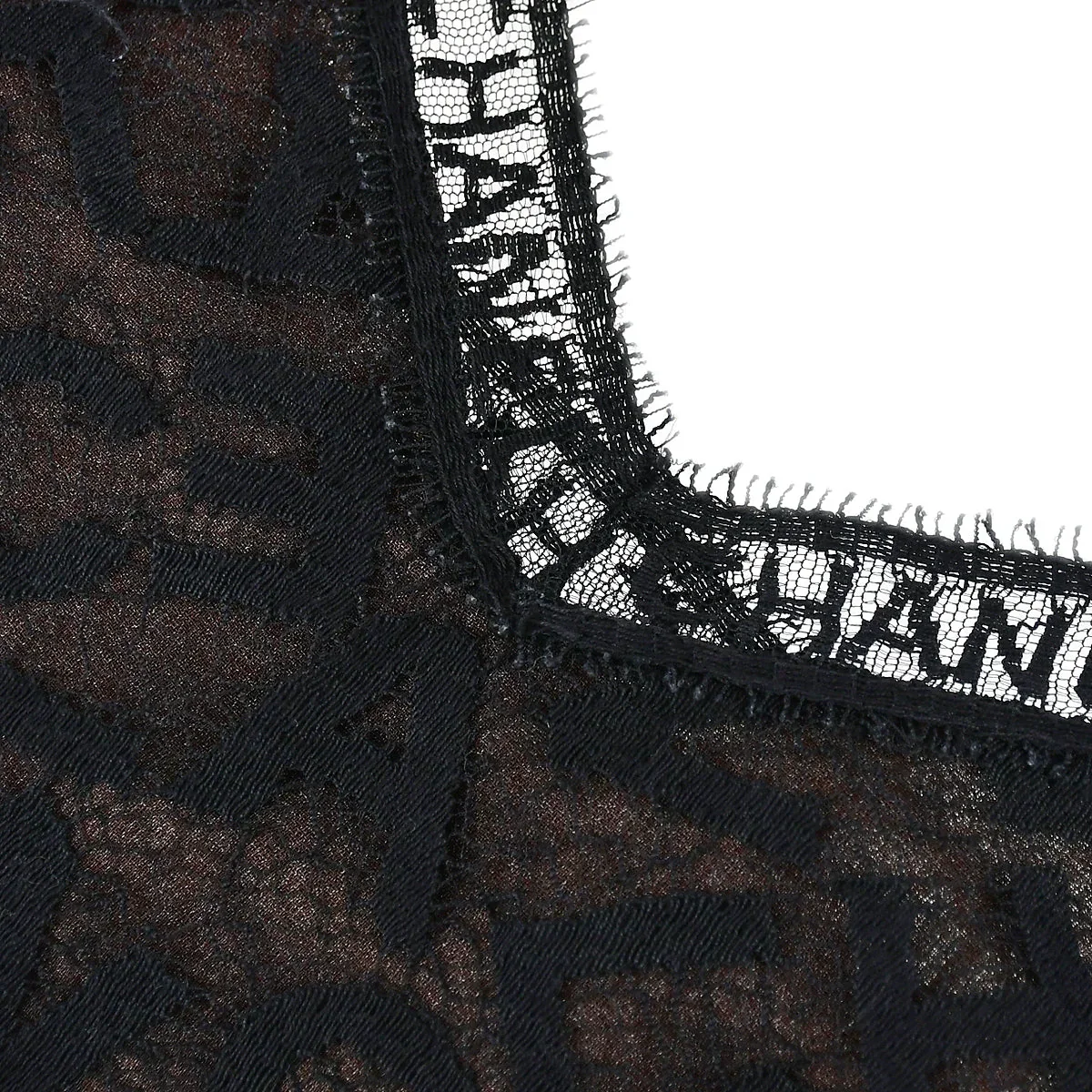 Chanel Lace Camisole Top Black 98A - Image 5