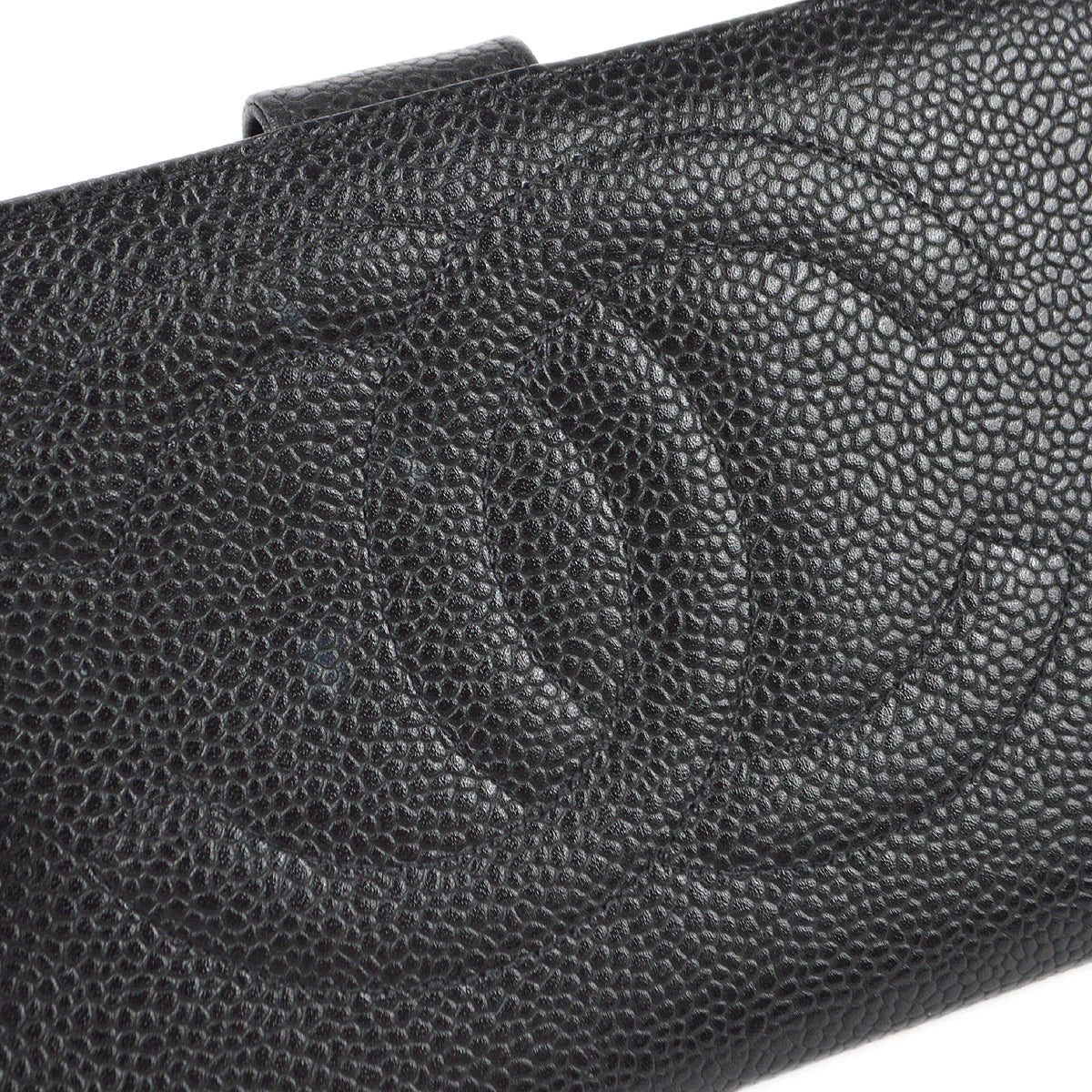 Chanel 1996-1997 Timeless Long Wallet Black Caviar - Image 4