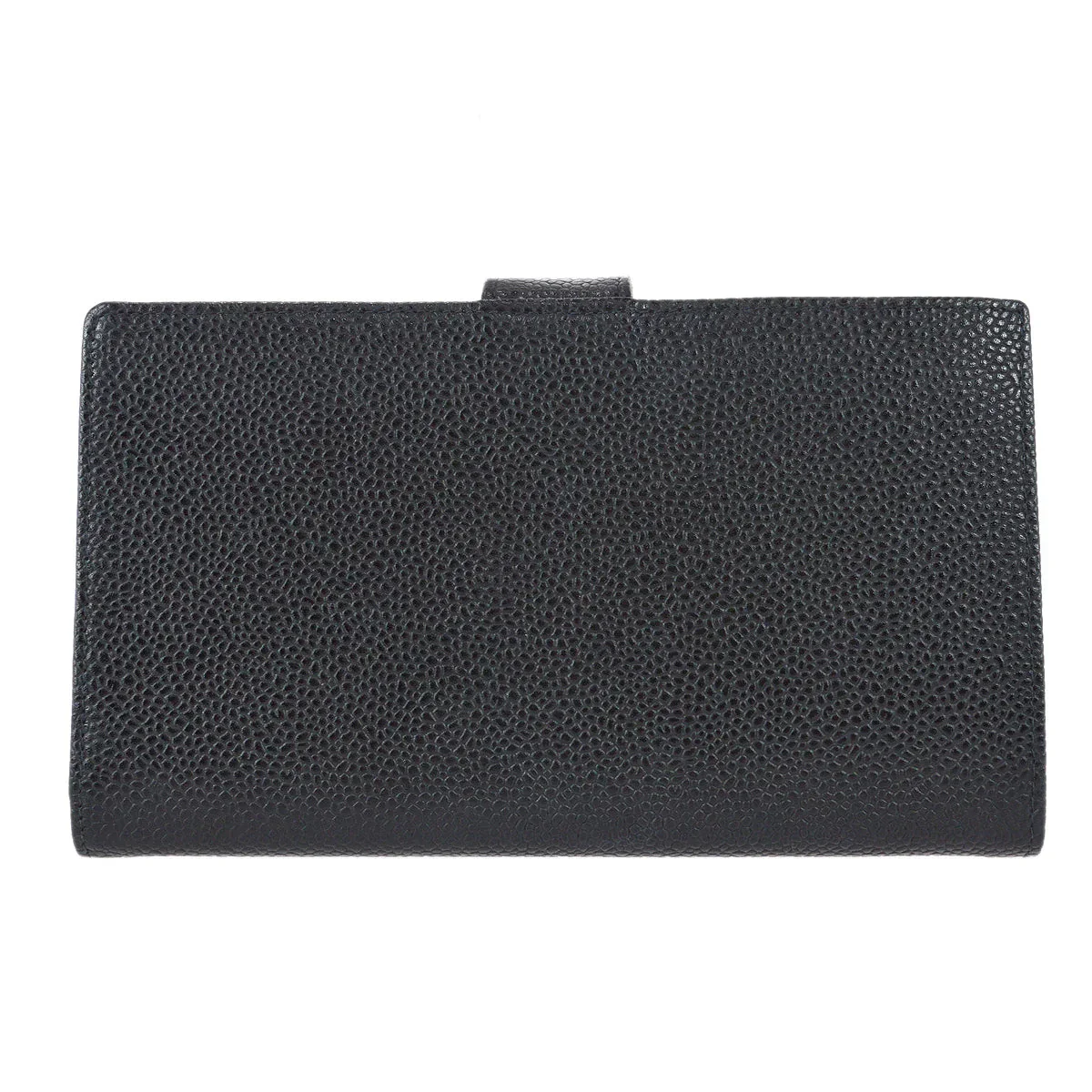 Chanel 2000-2001 Timeless Long Wallet Black Caviar - Image 2