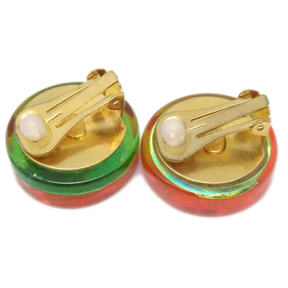Chanel Button Earrings Clip-On 97A - Image 3