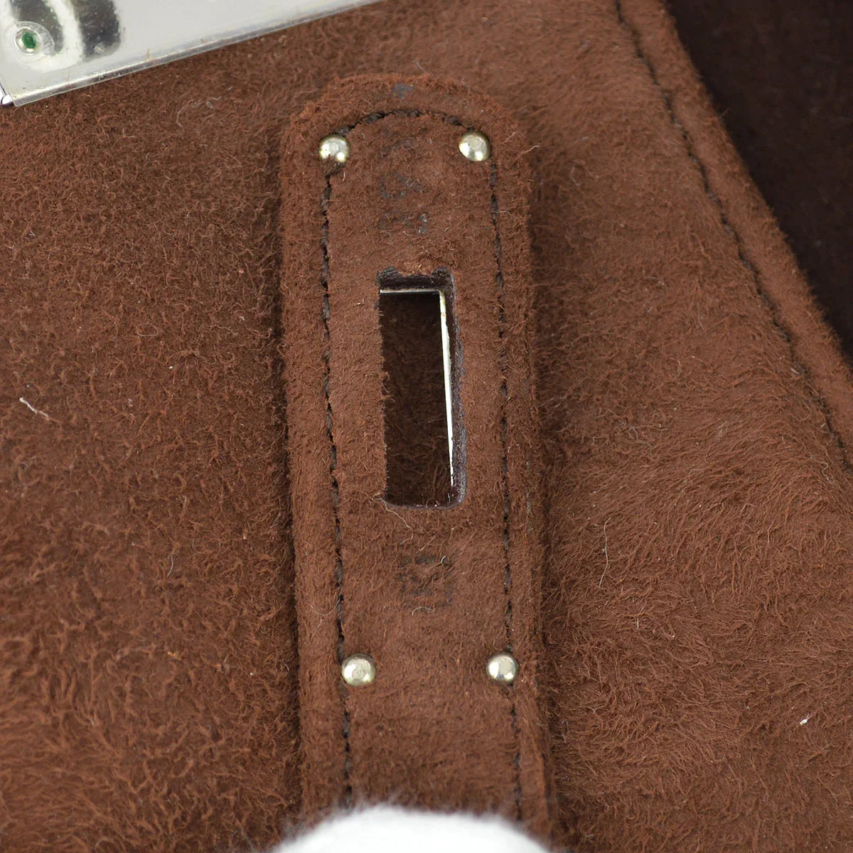 Hermes * 2007 Sheepskin Pochette Kelly - Image 10