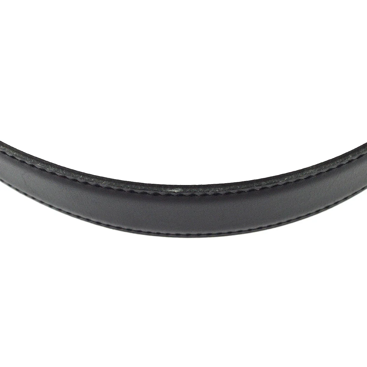 Hermes 1998 Black Box Calf Constance Reversible Belt #70 Small Good - Image 5