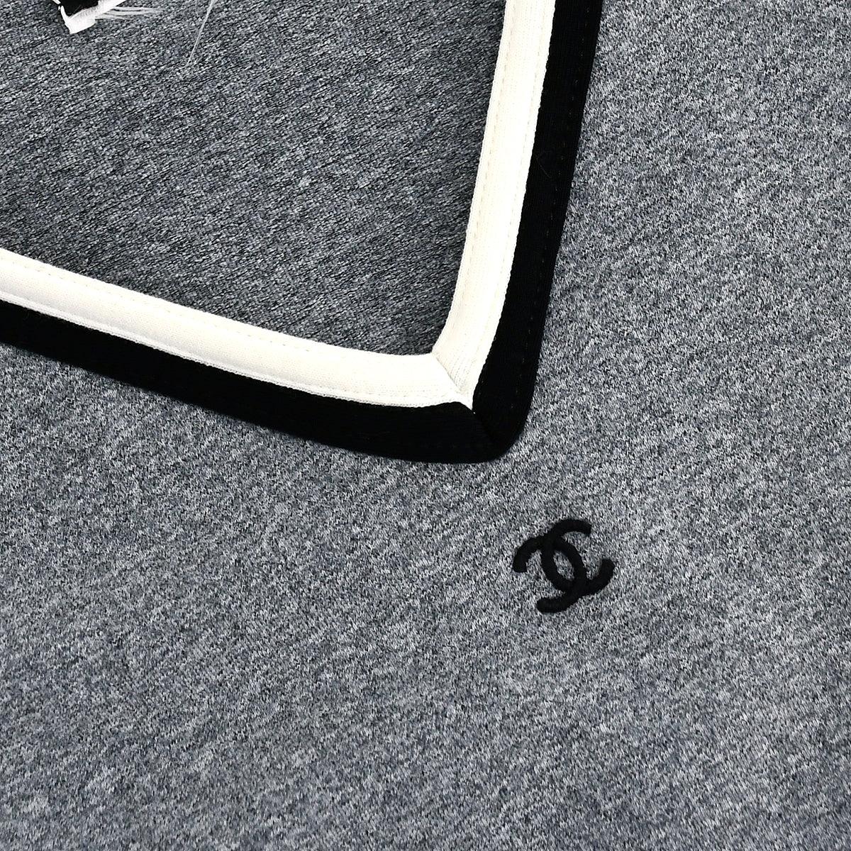 Chanel V-neck Sleeveless Dress Gray - Image 7