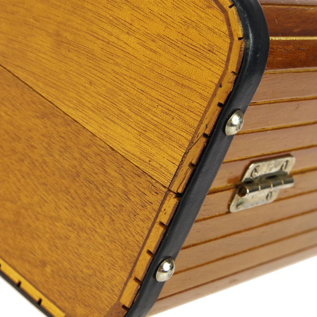 CHANEL * 1990s Wooden Vanity Handbag - Image 6