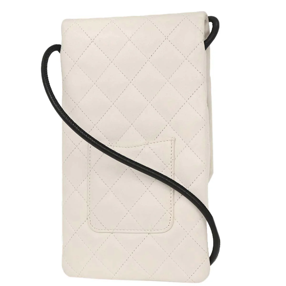 Chanel * White Calfskin Cambon Ligne Shoulder Bag - Image 2