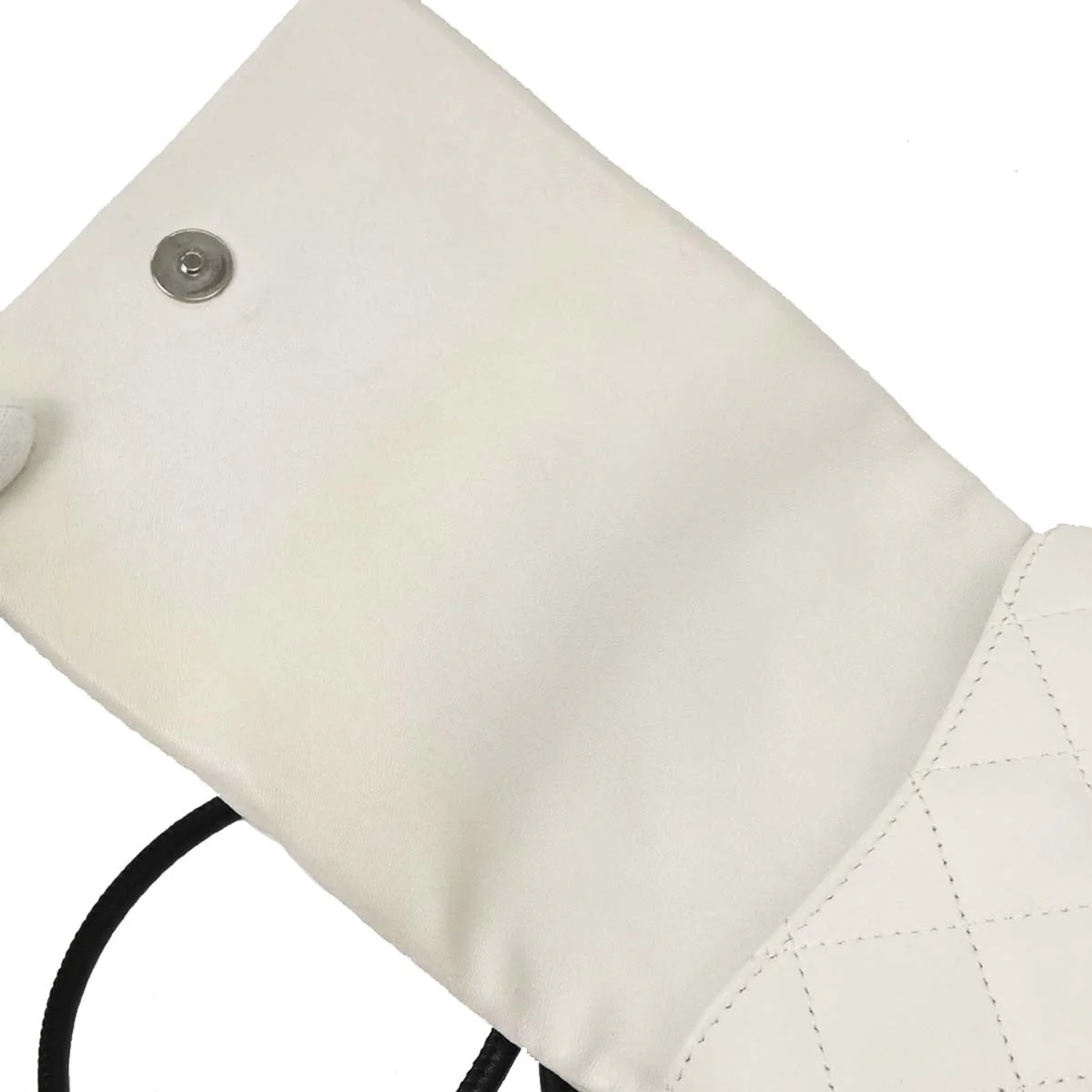 Chanel * White Calfskin Cambon Ligne Shoulder Bag - Image 7