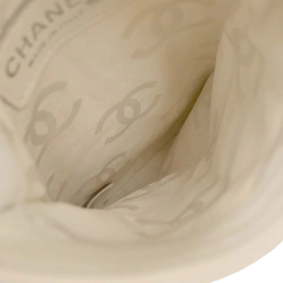 Chanel * White Calfskin Cambon Ligne Shoulder Bag - Image 8