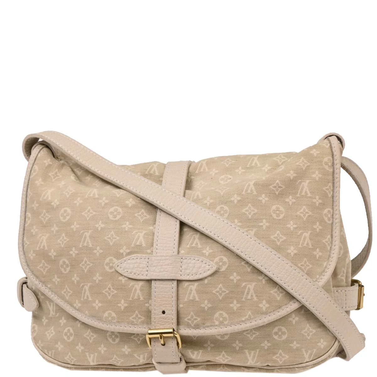 Louis Vuitton 2007 Monogram Mini Lin Saumur 30 Shoulder Bag M95314 - Image 2