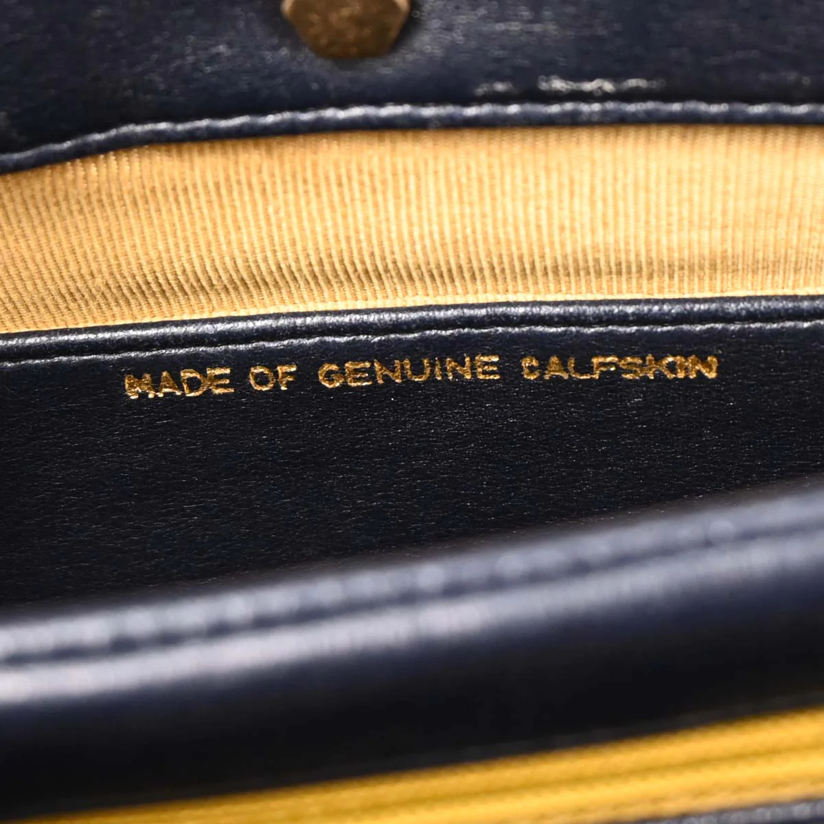 Christian Dior Navy Leather Canvas Trotter 2way Shoulder Handbag - Image 8