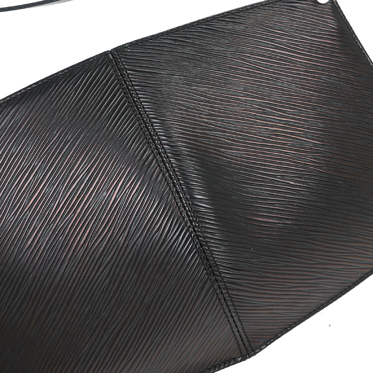 Louis Vuitton Black Epi Pochette Demi-lune Handbag M52622 - Image 3
