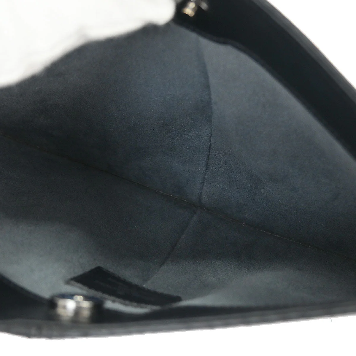 Louis Vuitton Black Epi Pochette Demi-lune Handbag M52622 - Image 5