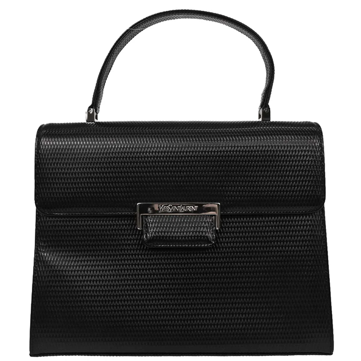 Yves Saint Laurent Black Leather Handbag