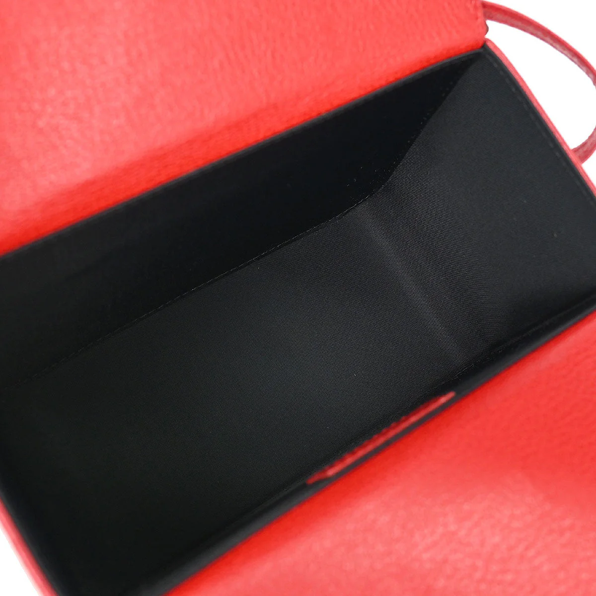 Christian Dior Red Cannage Vanity Handbag - Image 8