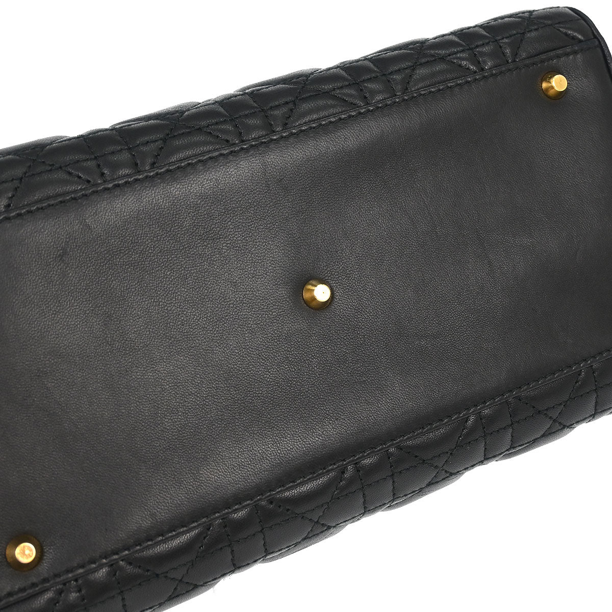 Christian Dior Black Lambskin Malice Cannage Handbag - Image 3