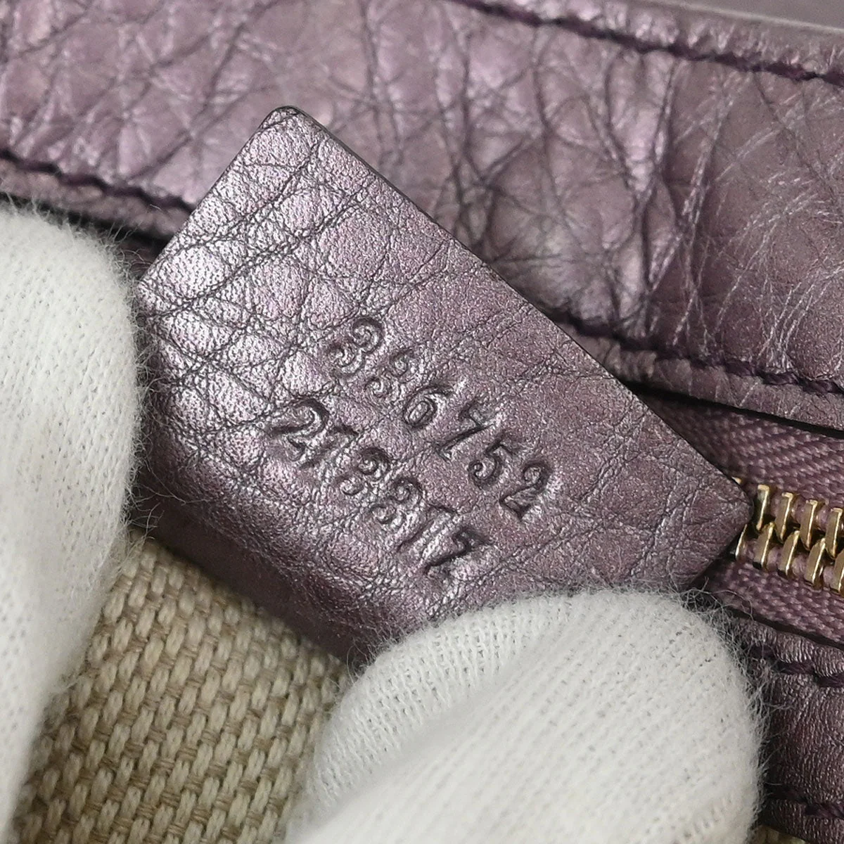 Gucci Metallic Purple Soho - Image 9