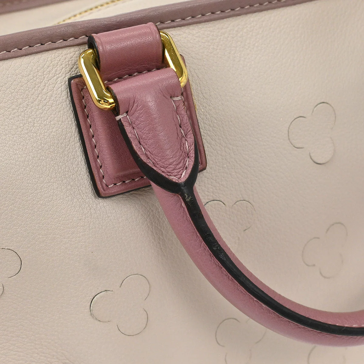Loewe Off-white Perforated Leather Amazona 28 Handbag - Image 6