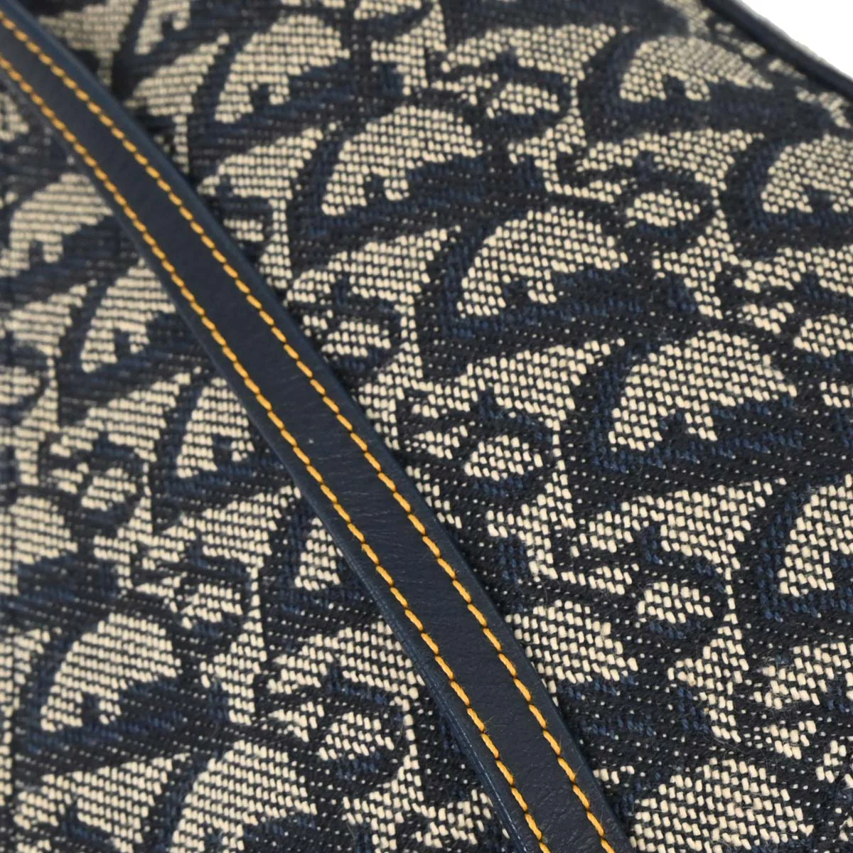 Christian Dior Navy Trotter Saddle Handbag - Image 6