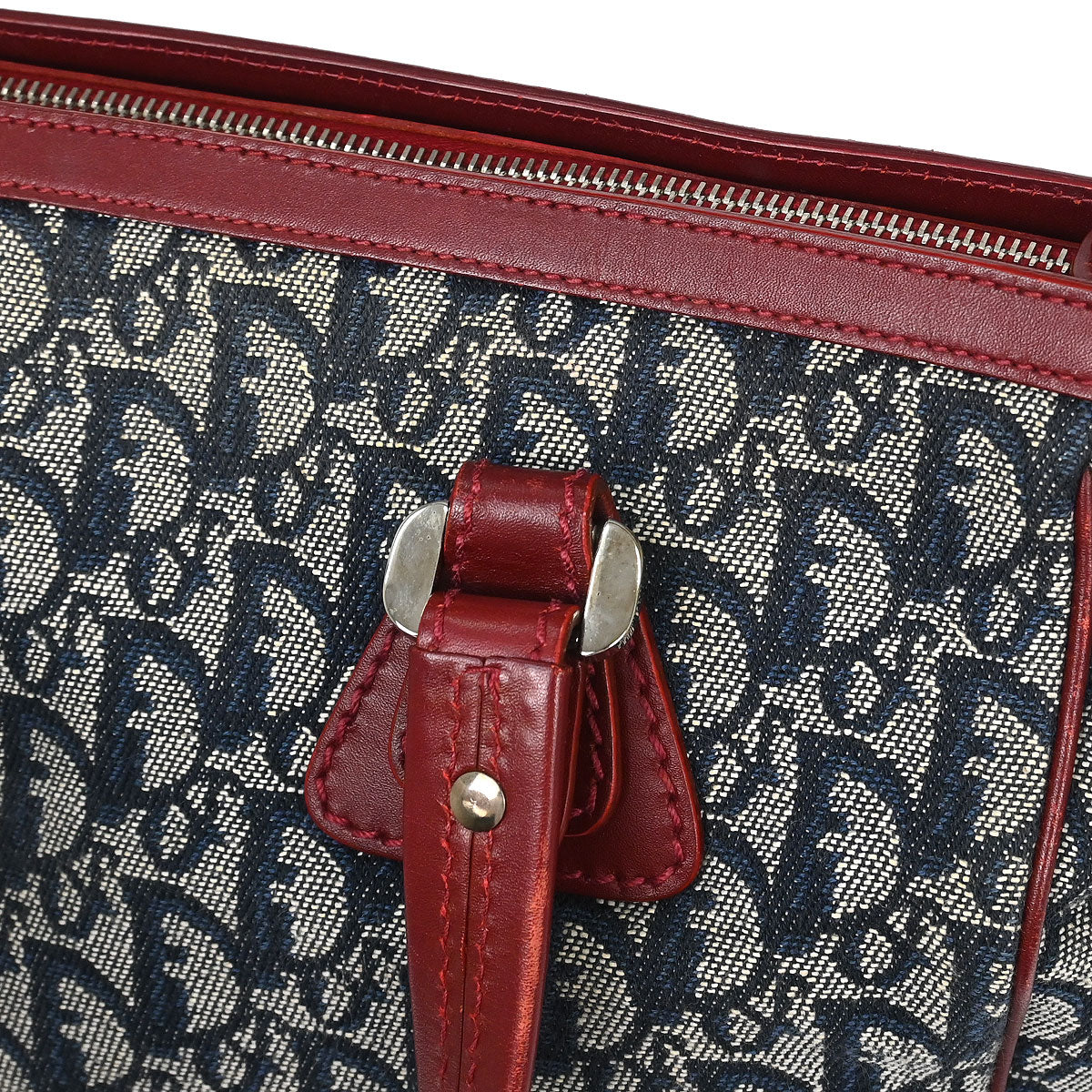 Christian Dior Navy Bordeaux Trotter Tote Bag - Image 7