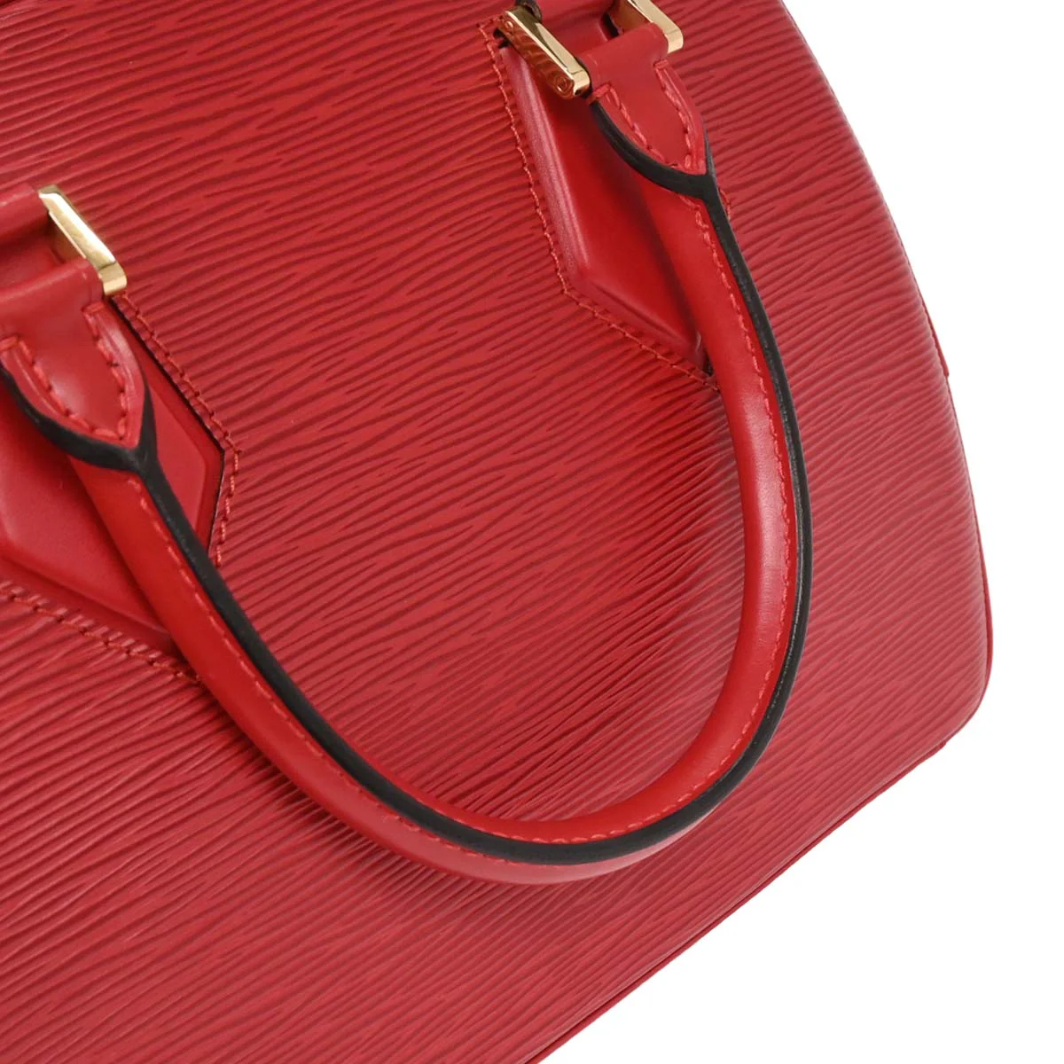 Louis Vuitton 1997 Red Epi Sablon Handbag M52047 - Image 4