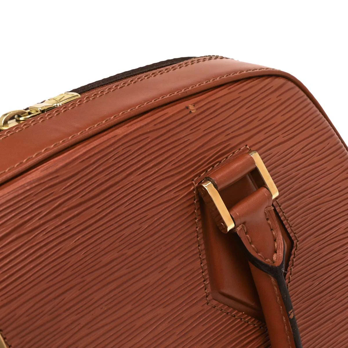 Louis Vuitton Brown Epi Sablon Handbag M52043 - Image 3