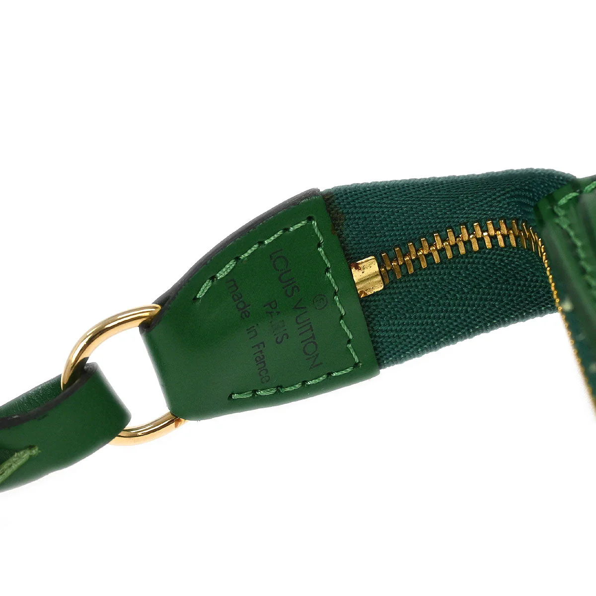 Louis Vuitton Green Epi Pochette Accessoires 24 Handbag M52954 - Image 3