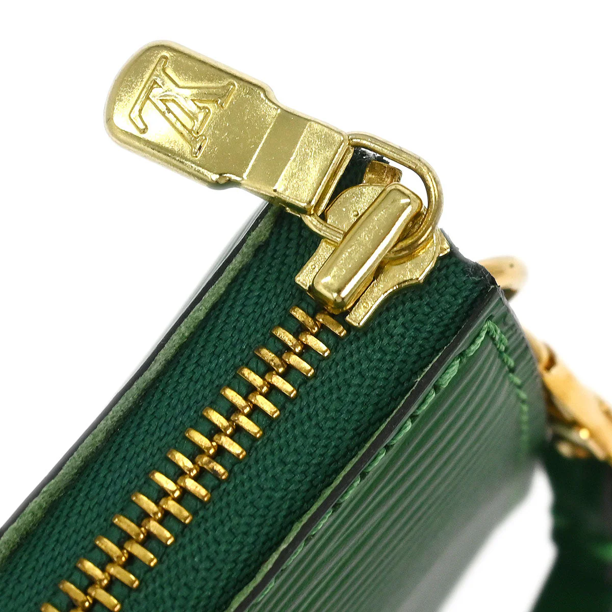 Louis Vuitton Green Epi Pochette Accessoires 24 Handbag M52954 - Image 5