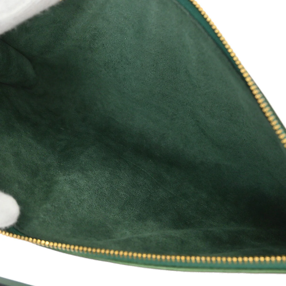 Louis Vuitton Green Epi Pochette Accessoires 24 Handbag M52954 - Image 6