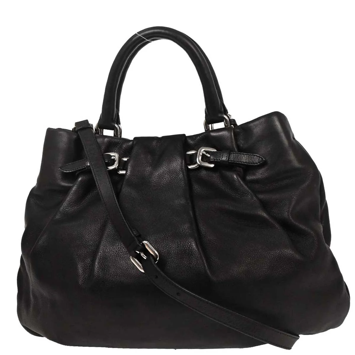 Prada Black 2way Shoulder Tote Bag - Image 2