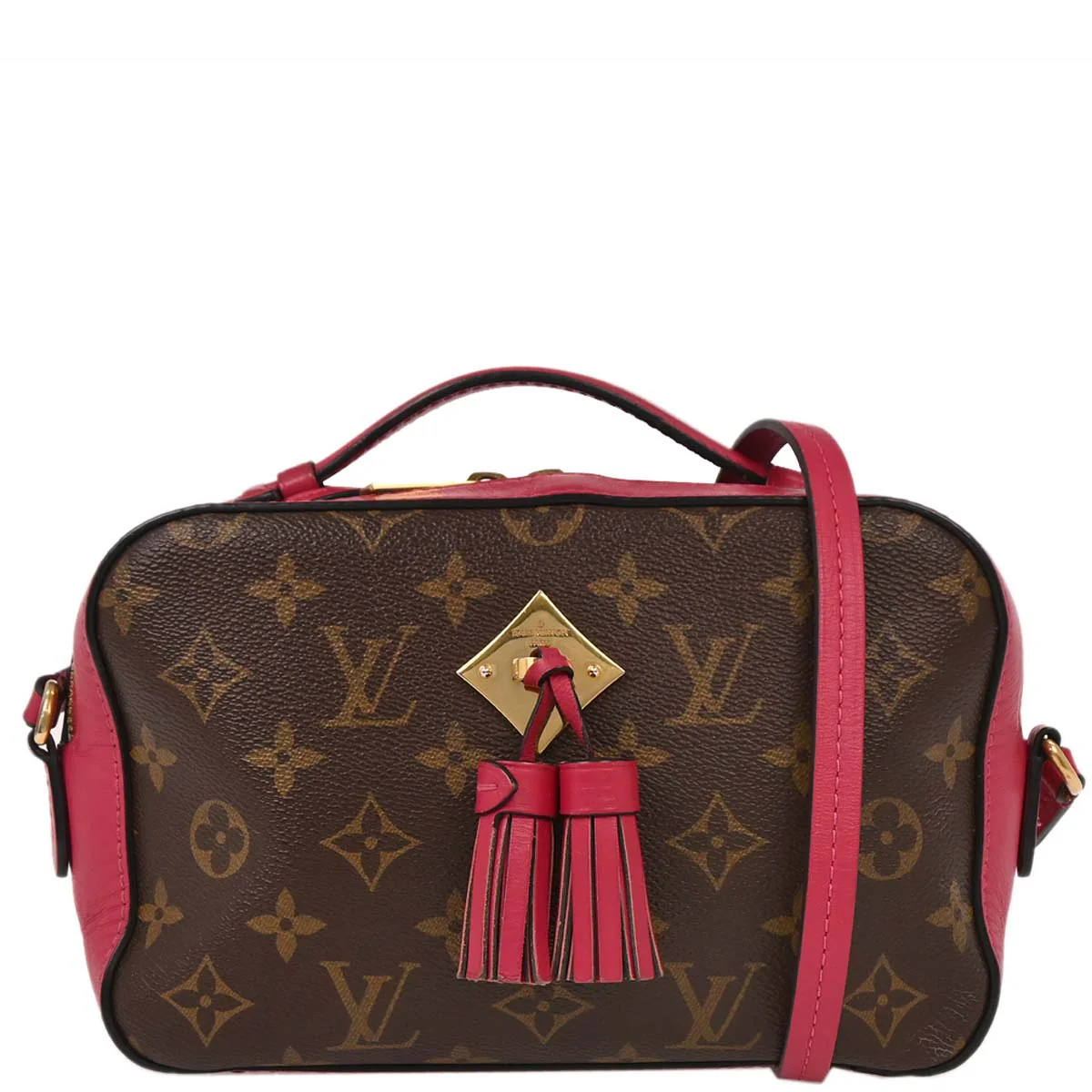 Louis Vuitton 2018 Pink Monogram Saintonge Shoulder Bag M43557