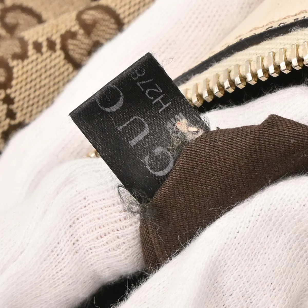 Gucci Beige GG Canvas Abbey D Ring Handbag - Image 10
