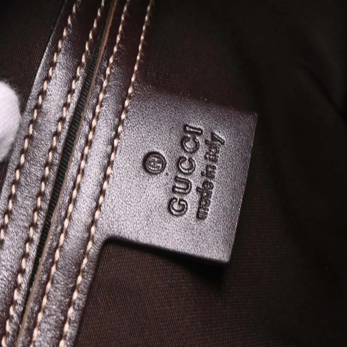 Gucci Beige PVC GG Shoulder Bag - Image 8