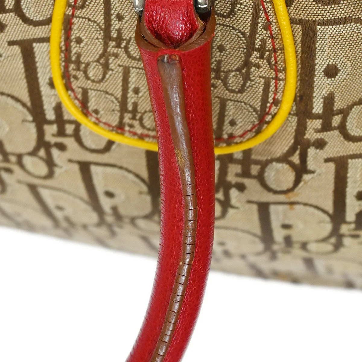 Christian Dior Rasta-Color Trotter Handbag 07RU0094 - Image 7