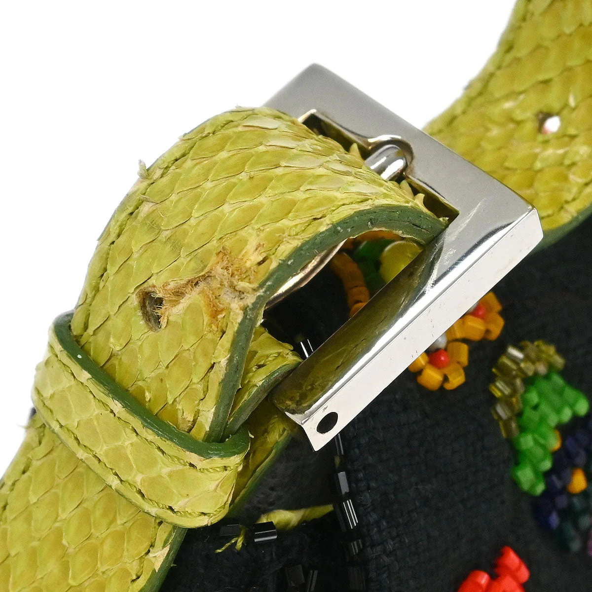 Fendi Beige Zucca Baguette Handbag - Image 6