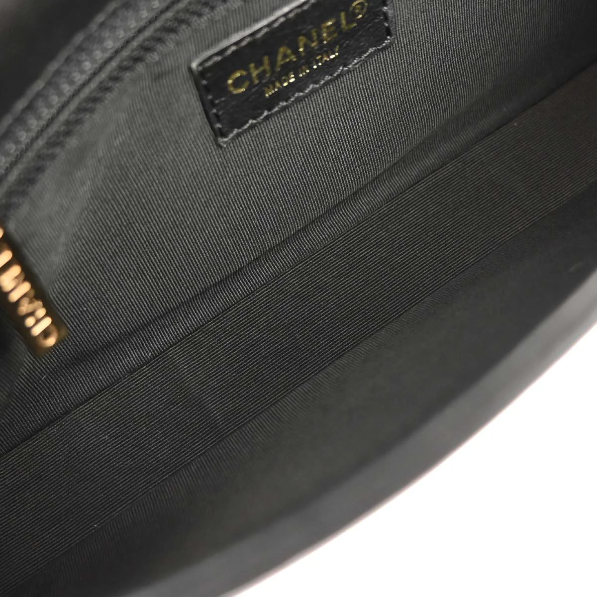 Chanel 2000-2001 Black Lambskin Choco Bar Shoulder Bag - Image 7