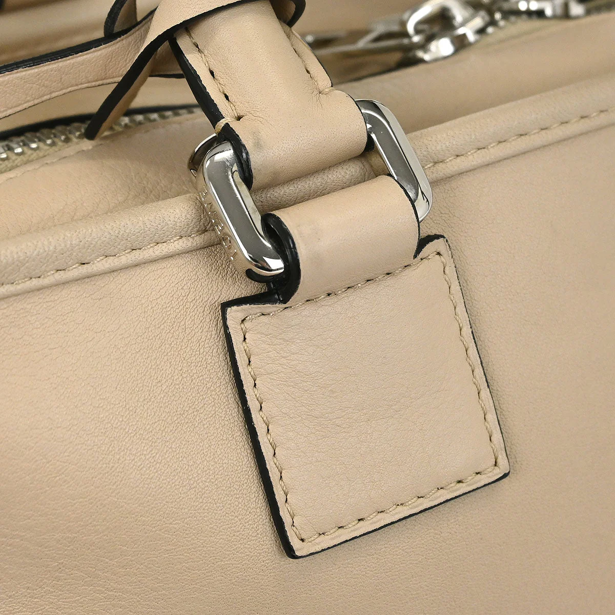Loewe Beige Leather Amazona 28 2way Shoulder Handbag - Image 4
