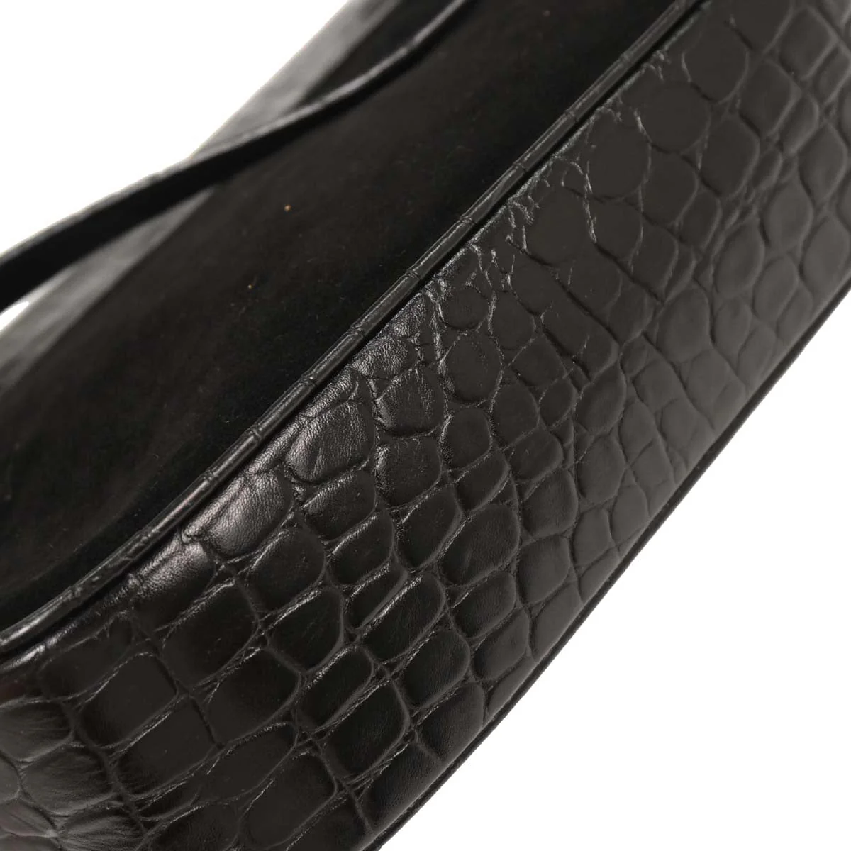 Salvatore Ferragamo Black Gancini Shoulder Bag - Image 5