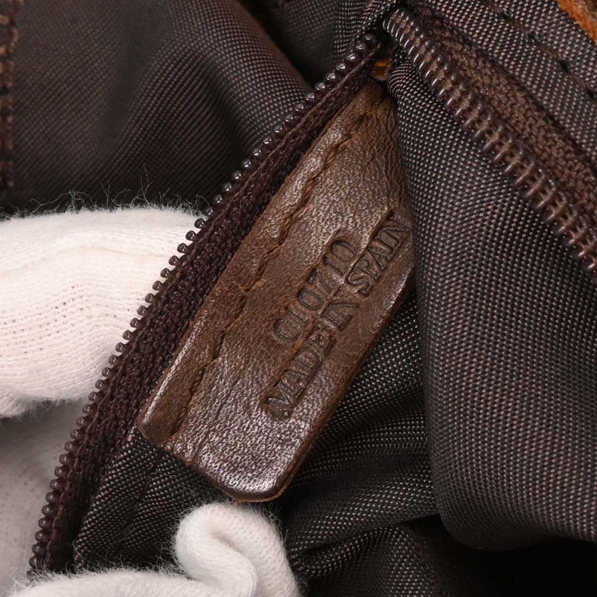 Loewe Brown Lambskin Nappa Aire Tote Handbag - Image 10