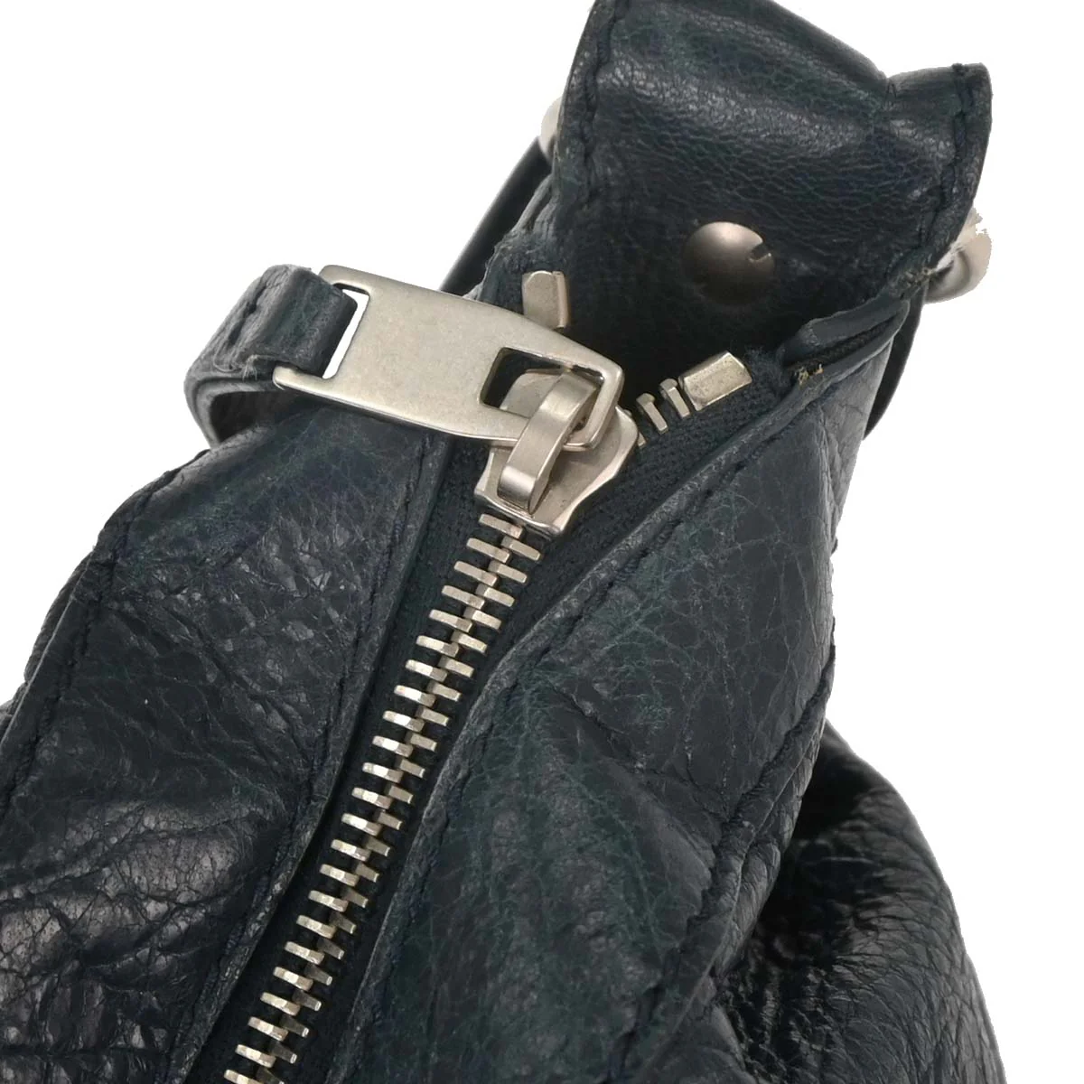 Balenciaga Dark Green Classic Square Handbag - Image 6