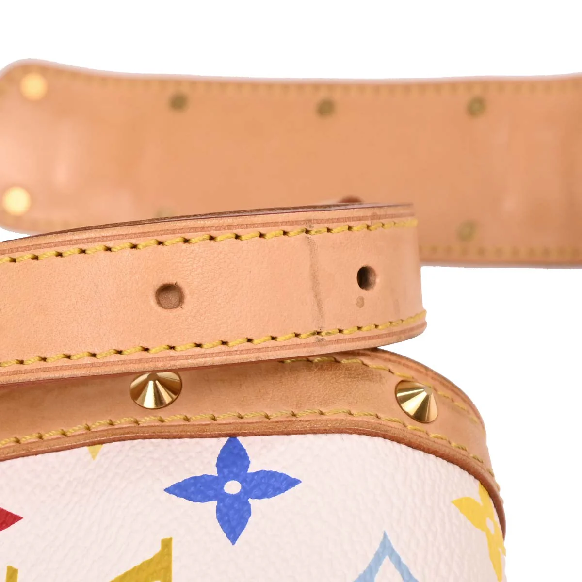 Louis Vuitton 2004 White Monogram Multicolor Sologne M92661 - Image 6