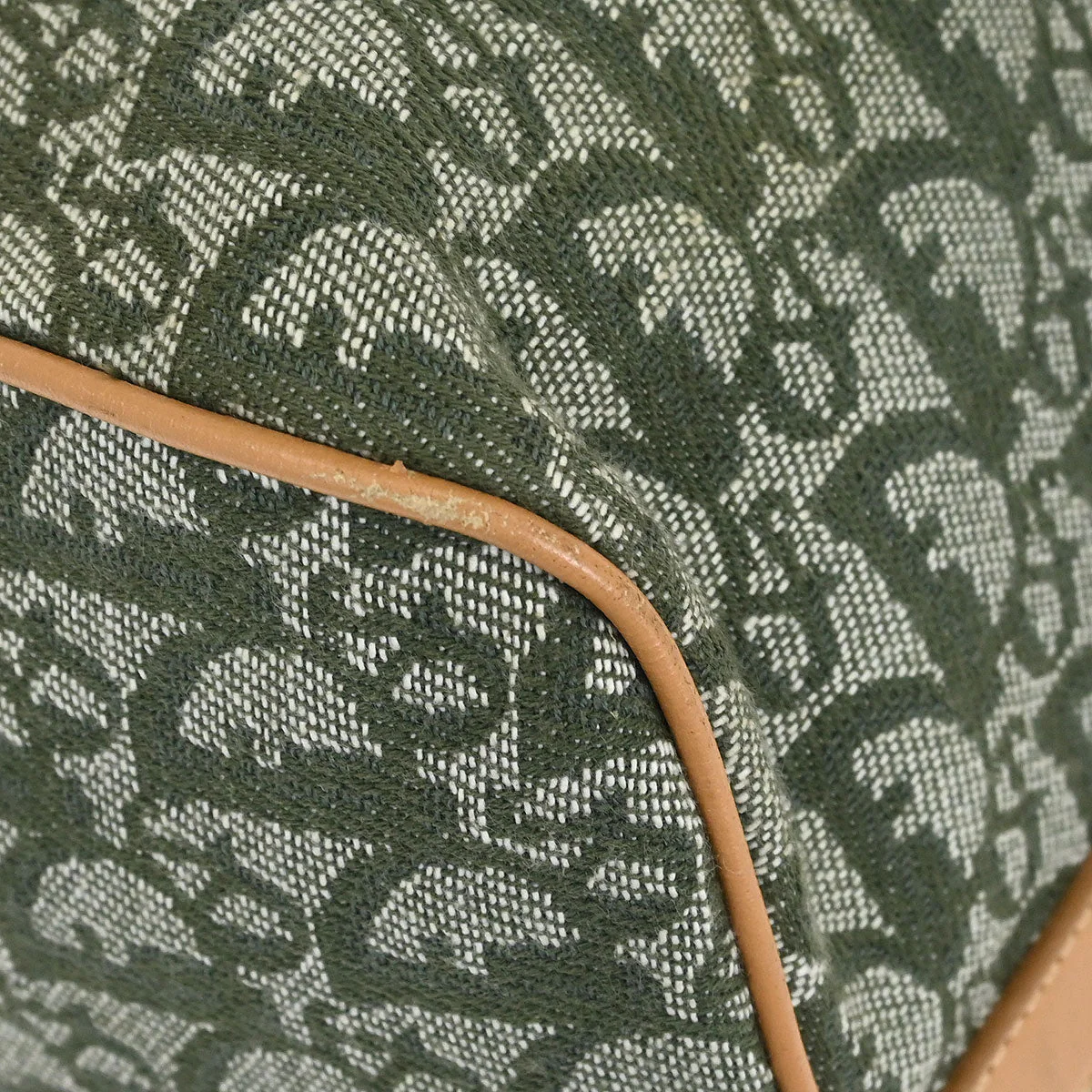 Christian Dior Green Trotter Duffle Handbag - Image 4