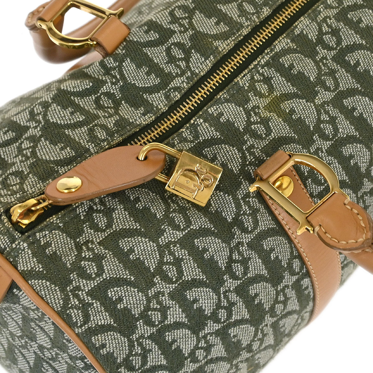 Christian Dior Green Trotter Duffle Handbag - Image 7