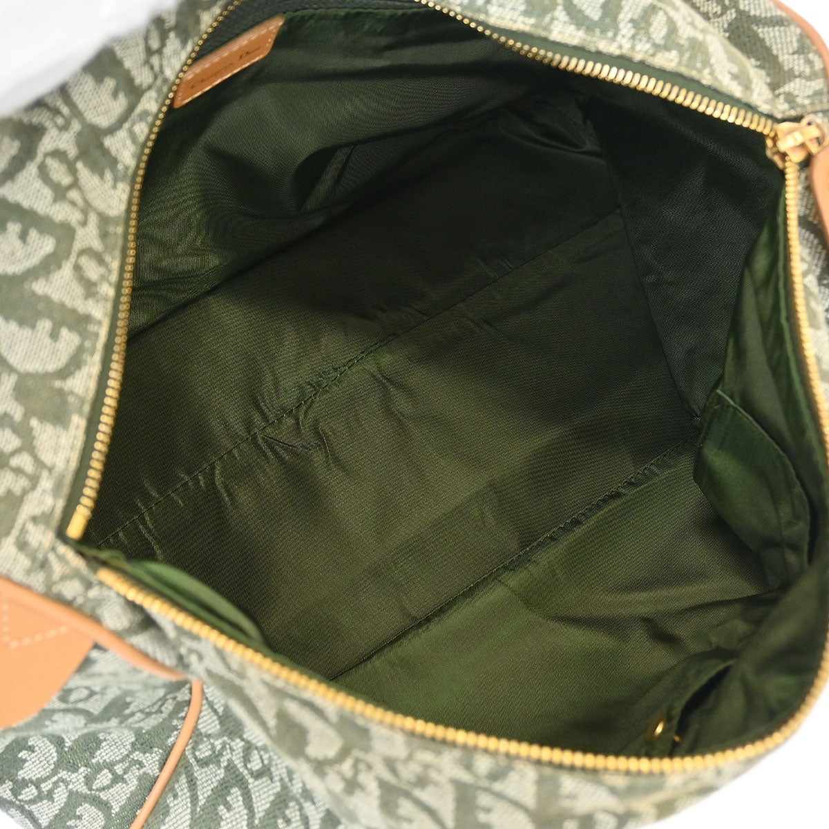 Christian Dior Green Trotter Duffle Handbag - Image 8