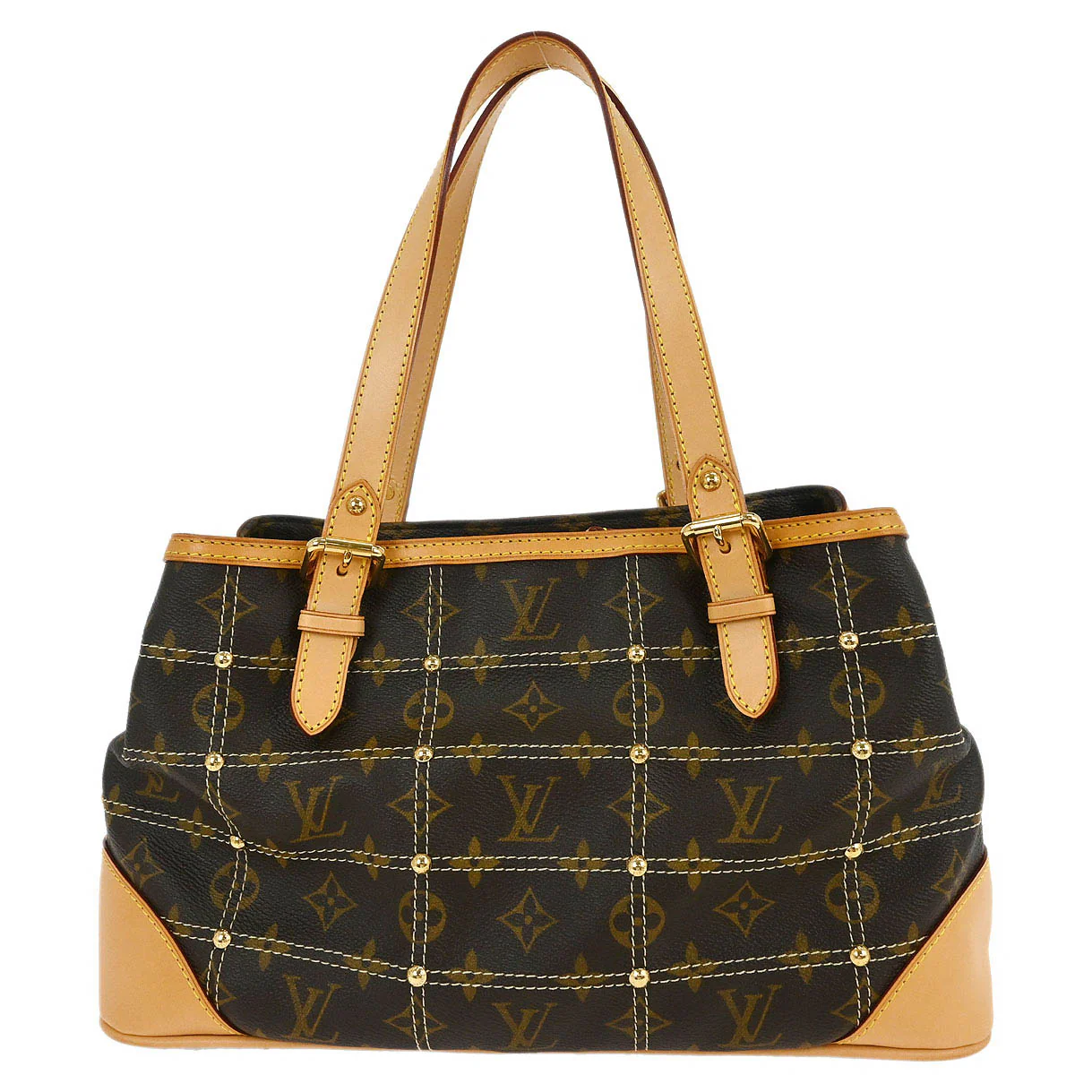 Louis Vuitton Monogram Riveting Handbag M40140 - Image 2