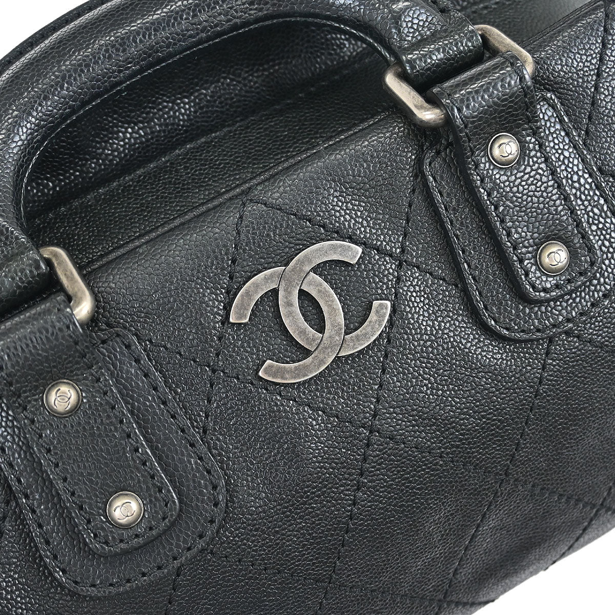 Chanel 2005-2006 Black Caviar Wild Stitch Handbag - Image 5